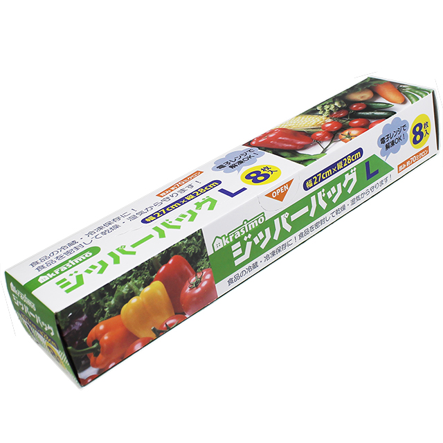 ジッパーバッグ L8枚