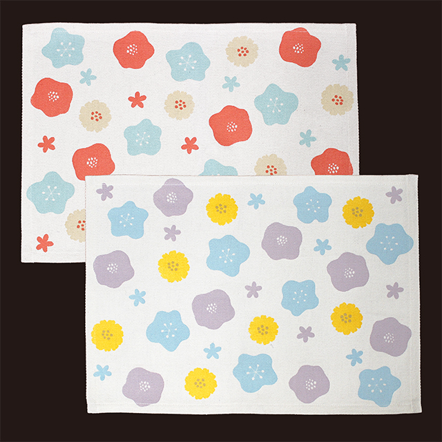 インテリアマット フラワー