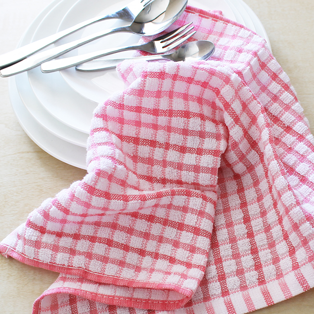 おしぼりふきん2枚組 Sチェック