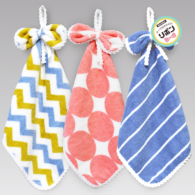 ループ付きタオル リボン