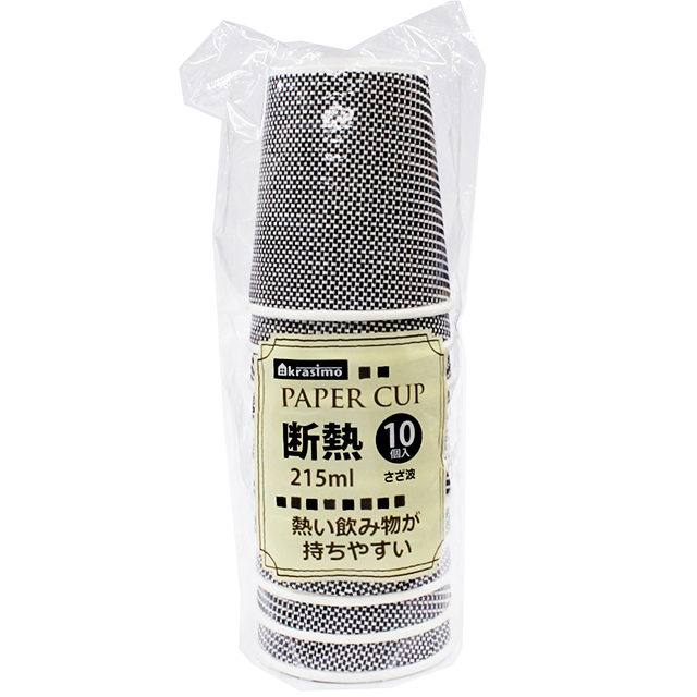 断熱紙コップさざ波 10P